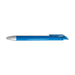 Octave Gel Ink Pen - A blue gel ink pen with a silver tip and a sleek design, featuring a logo on its body.