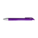 Octave Gel Ink Pen - A purple gel ink pen with a white tip and clip, featuring a logo on its body.