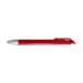 Octave Gel Ink Pen - A red gel ink pen with a silver tip and a sleek design, featuring a logo on the barrel.