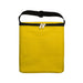 The Knock Off for Christmas Pack - A yellow cooler bag with a zippered top and a black strap, featuring an exterior pocket on the front.