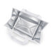 Wayfarer Cooler Bag - A white cooler bag with a silver insulated interior and two sturdy handles. Features a simple design.