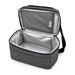 Kanto Cooler Bag - A grey cooler bag with a silver interior, featuring a zippered opening and a shoulder strap.