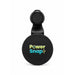 Anchor by Nomis Car Phone Holder - A black car phone holder with a round shape and a branding logo on the front.