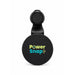 Anchor by Nomis Car Phone Holder - A black car phone holder with a round design and a branding logo in blue and green text.