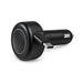 Turbo 20w Retractable Car Charger - A black retractable car charger with a USB-C plug, featuring a rounded design and an integrated charging cable.