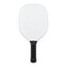 Matchpoint Pickleball Set - A pickleball paddle with a white face and a black handle, featuring a simple design.