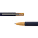 Serenity Aluminium Pen - A Serenity Aluminium Pen featuring a sleek metal body with a bamboo accent and a smooth writing tip.