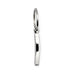 Frame Keytag - A silver keytag with a sleek, polished design, featuring a keyring for attachment.
