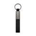 Zander Keytag - A black keytag with a silver metal plate and a keyring attachment, featuring a logo on the plate.