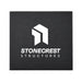 Trail Multi Tool - A black canvas featuring a white logo with geometric shapes and the text "Stonecrest Structures" beneath it.