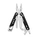 Trail Multi Tool - A black and silver multi-tool with pliers, blades, and various tools extending from a central hinge.