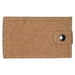 Cork Manicure Set - A cork manicure set with a natural brown cork case featuring a snap closure.