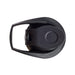 Amore 500ml Junior Bottle - Free Flow Lid - A drink bottle lid in black with a sleek design, featuring a free flow mechanism. It has a logo.