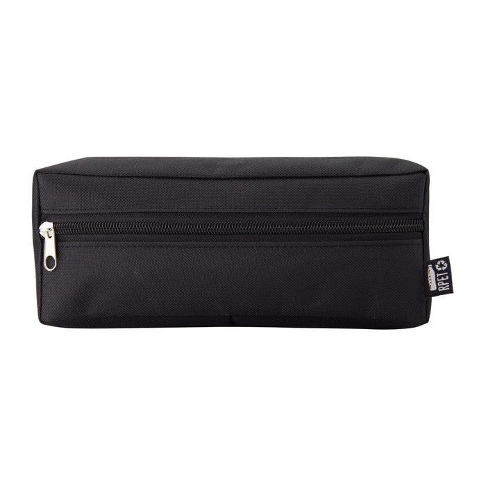 Tech Pack Charge - A black utility case with a zip closure, featuring a logo on the side.
