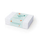 The Ultimate Welcome - Tea Edition - A white gift box featuring a light blue label with holiday-themed illustrations and a festive message.