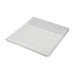 The Glow & Graze: Christmas Edition - A folded grey towel with a striped design at the top. It features a soft texture and a simple, modern look.