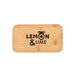 Eco Pack - A bamboo cutting board featuring a logo with the words "Lemon & Lime" in black text. The board has a rectangular shape.