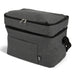 Bubbles & Beachdays - A grey insulated cooler bag with a zippered top and a front pocket, featuring a carry handle.