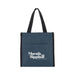 The Refuel Pack - A blue tote bag with black straps and a logo on the front. The bag features a pocket and a simple design.