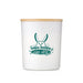 The Generous Host - A white ceramic jar with a bamboo lid, featuring a green rabbit graphic and decorative text.