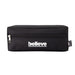 Tech Pack Essential - A black rectangular pencil case with a zip closure and a logo feature.