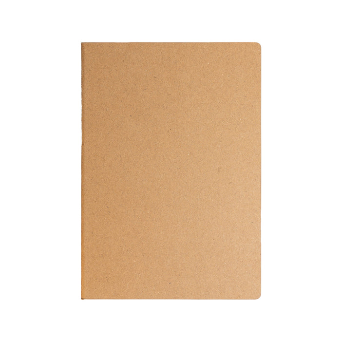The Mindful Moment - A plain brown notebook with a simple card cover, featuring an unbranded design.