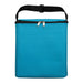 Daily Grind Pack - A turquoise insulated bag with a zip closure and a black carry strap. It features a front pocket.