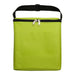 Daily Grind Pack - A green insulated bag with a zip closure and a front pocket, featuring a black strap for easy carrying.