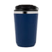 Daily Grind Pack - A drink bottle in navy blue with a black lid and a silver trim, featuring a sleek design.