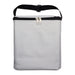 The Knock Off Pack - A grey insulated cooler bag with a zip closure and a black adjustable strap. It features a front pocket.