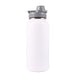 Daily Grind Pack - A drink bottle in white with a grey lid and a sleek design, featuring a logo on the side.