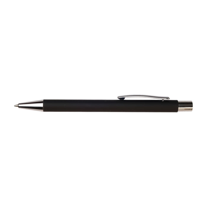 Expo Essentials Pack - A black pen with a silver clip and tip, featuring a sleek and minimalist design.