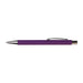 Expo Essentials Pack - A purple pen with a silver clip and a shiny tip. It has a smooth grip and a sleek design.