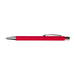 Expo Essentials Pack - A red pen with a silver clip and tip. The pen has a smooth, sleek design.