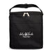 The Knock Off Pack - A black insulated cooler bag with a zip closure and a front pocket, featuring a logo.