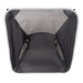 The Escape Pack - A collapsible black mesh storage basket with a square shape and a grey trim, featuring open sides for ventilation.