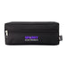 Tech Pack Connect - A black zippered pencil case with a logo on the front, featuring a rectangular design.