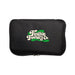 The Knock Off for Christmas Pack - A black pouch with a logo on the front, featuring a zip closure and a compact design.