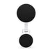 Tutor Maglock Phone Holder - A two-part phone holder in white with black circular magnet sections, designed for secure attachment.