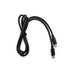 Aero by Nomis Headphones - A black USB-C cable with two connectors, coiled and secured with a band.