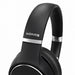 Aero by Nomis Headphones - Black Aero by Nomis headphones with a sleek design and a silver accent, featuring a branding logo.