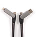 Volt Combo Cable - A charging cable featuring a grey design with angled connectors and a braided black exterior.