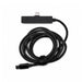 Tech Pack Charge - A black charging cable with a textured finish and a connector at each end, featuring a logo.