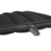 Bubble Neoprene Laptop Sleeve 14 inch - A black bubble neoprene laptop sleeve with a zip closure, featuring padded sections for protection.