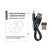 Stealth Foldable Wireless Mouse - A foldable wireless mouse in black, accompanied by a USB cable and user manual featuring a diagram.