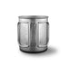 Bush Imitation Titanium Cup - A drink bottle with a metallic finish, featuring two sturdy handles and a simple, cylindrical design.