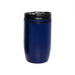 The Roamer 300ml Vacuum Cup - A drink bottle with a navy blue finish and a black lid, featuring a logo on the side.
