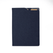 SunScribe Notebook (A4) - A navy blue A4 notebook with a smooth cover and a logo on the back.