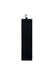Turnberry Luxury TriFold Towel - A black luxury tri-fold towel with a hook for hanging, featuring a textured pattern.