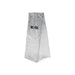 Icy Bags - Medium - A transparent medium cooler bag with an embossed logo, featuring a simple geometric design.